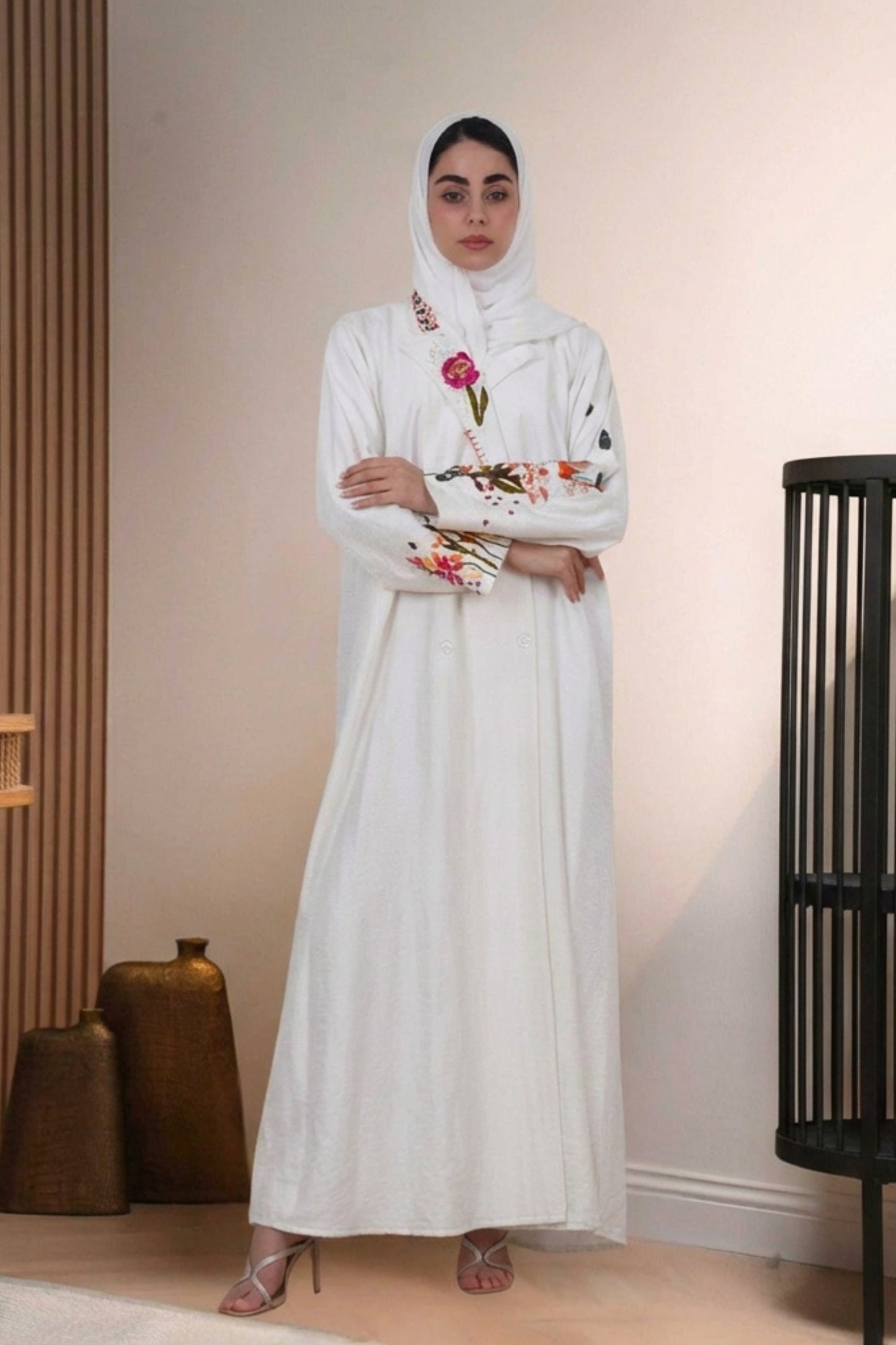 Imperial Abaya - Regal architectural design - AWAASHI Premier modest fashion