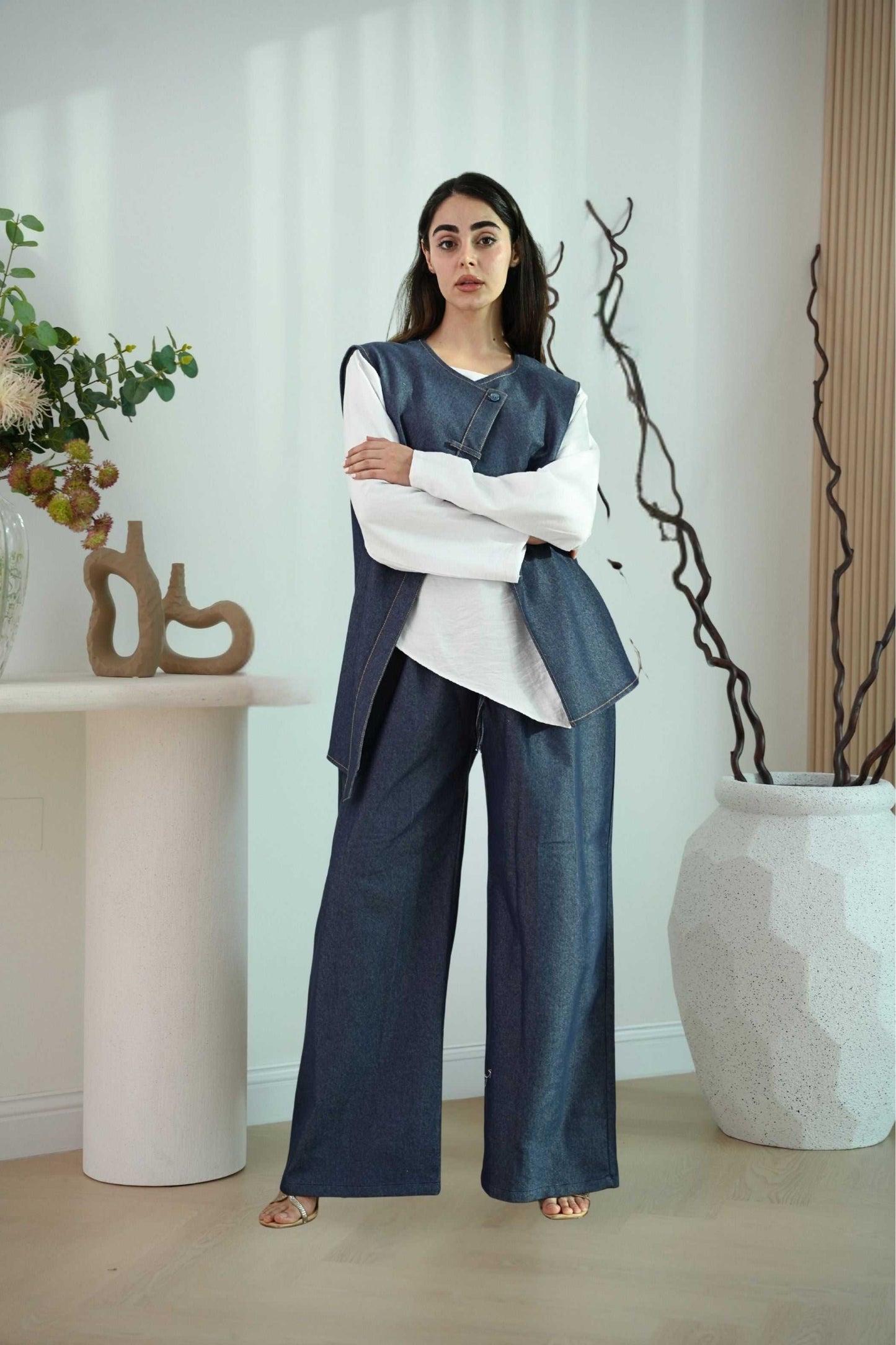 Indigo Layered Set