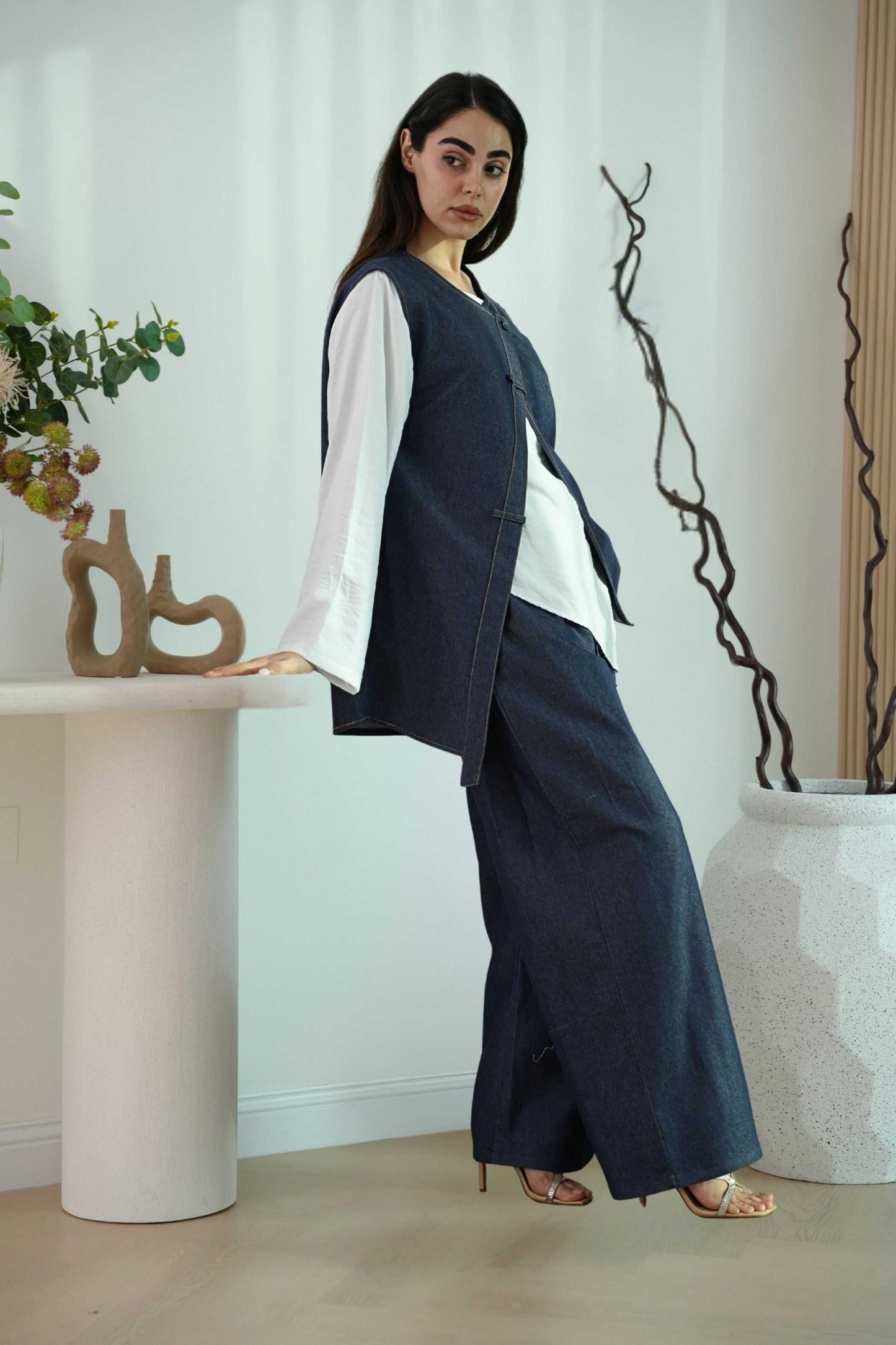 Indigo Layered Set