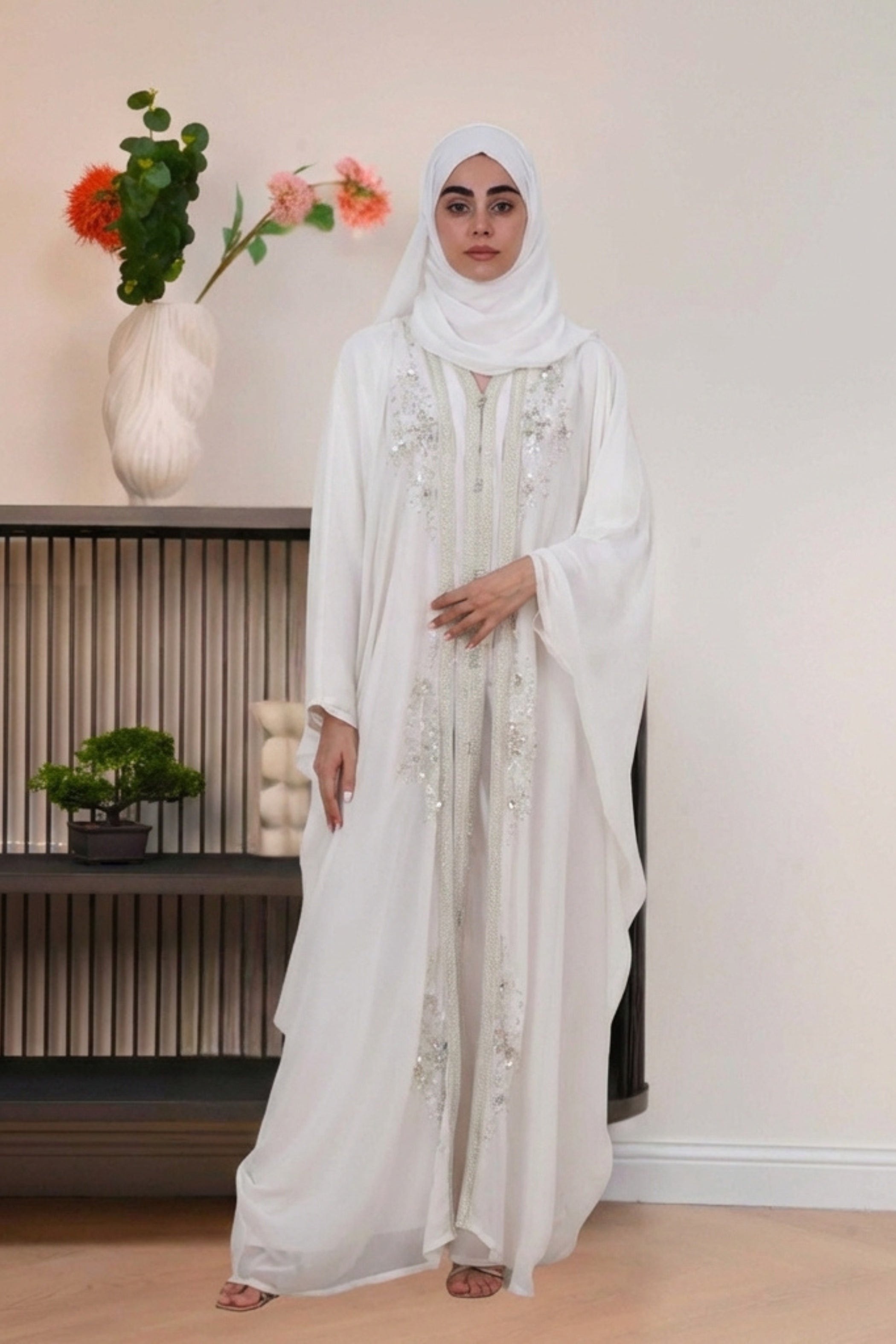 Jazmin Kaftan - Elegant kaftan design - AWAASHI Premier modest fashion
