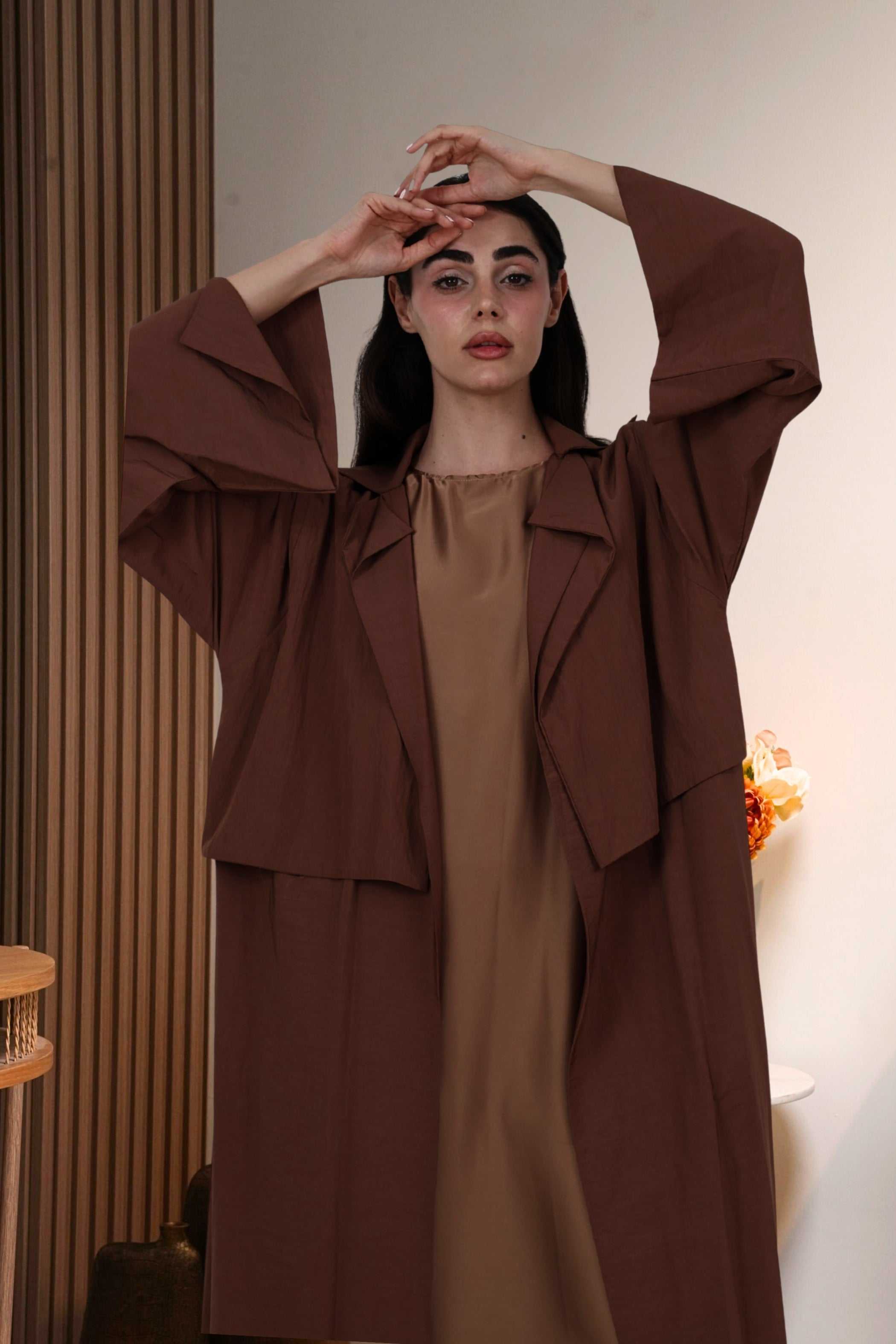Trench Coat in Brown