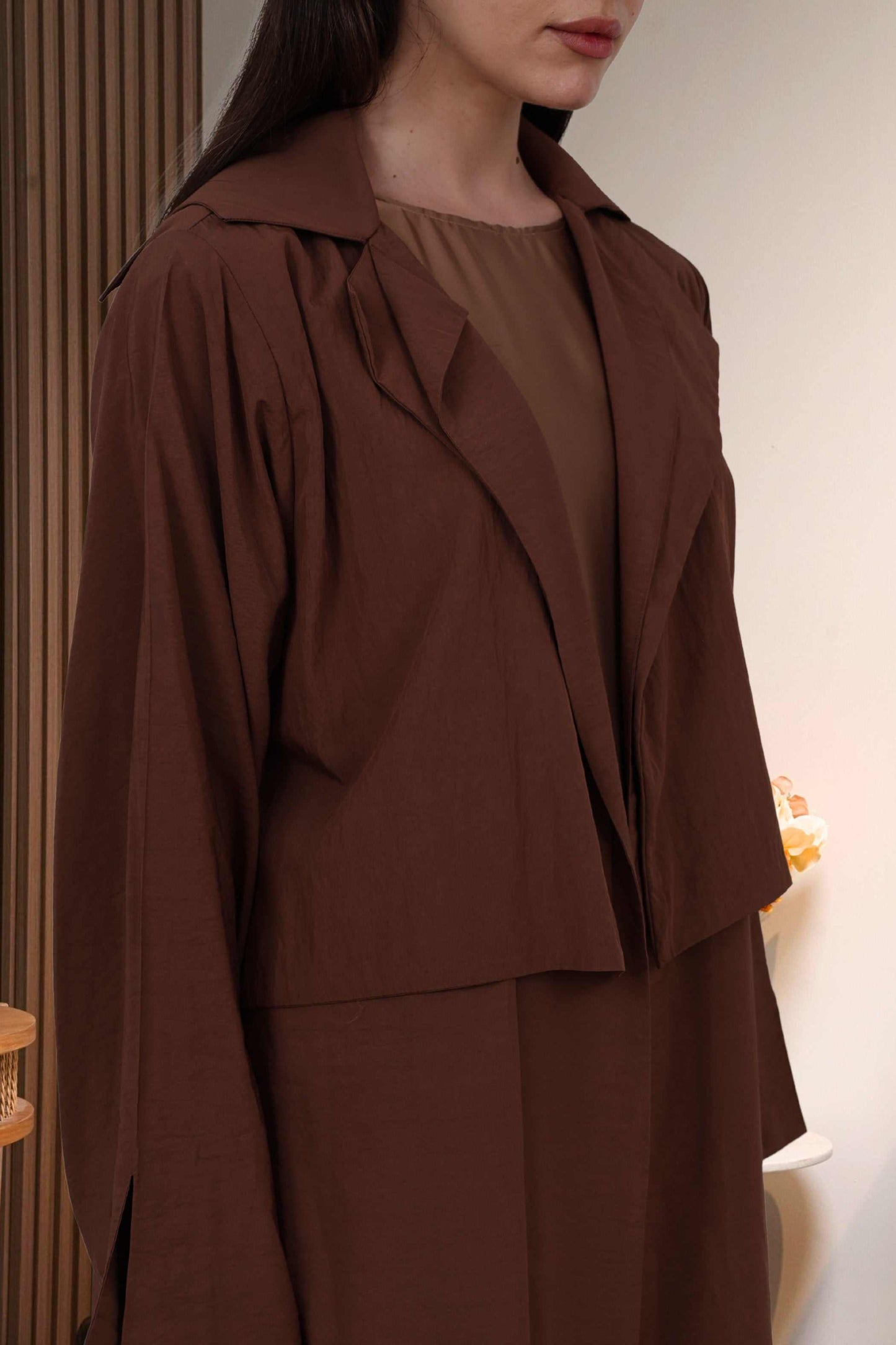 Trench Coat in Brown