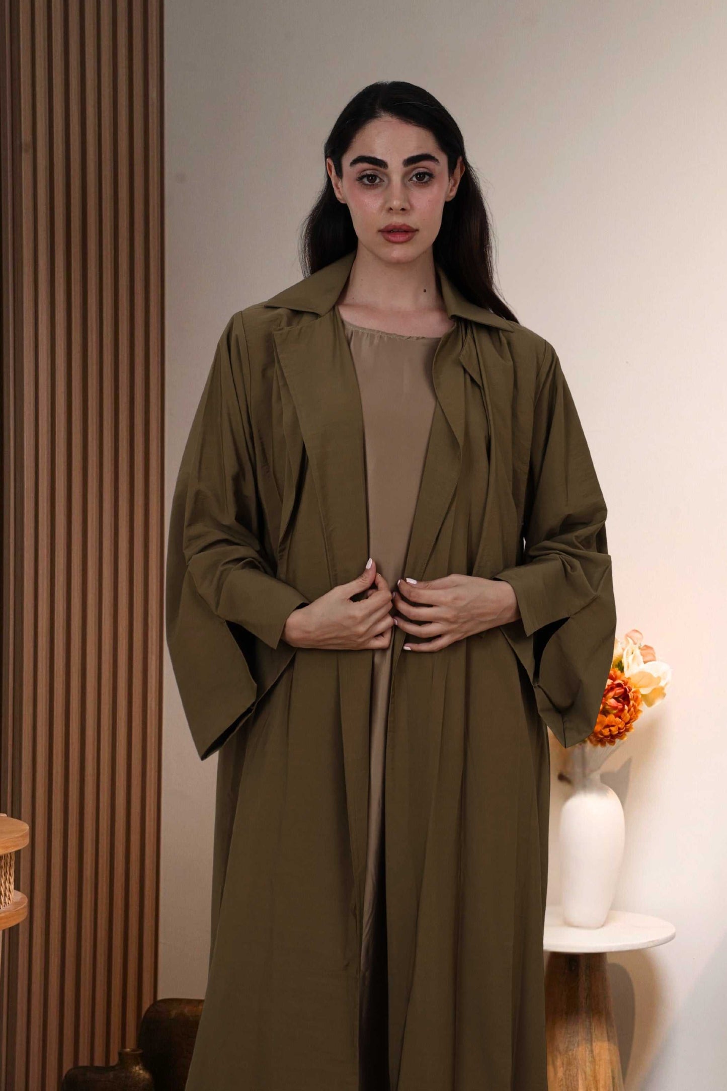 Trench Coat in Khaki