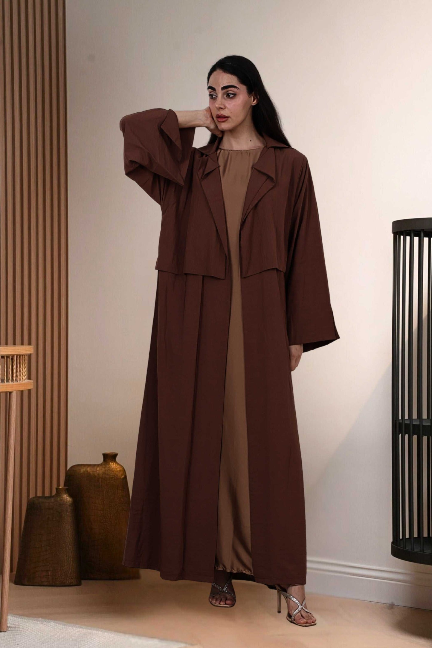 Trench Coat in Brown
