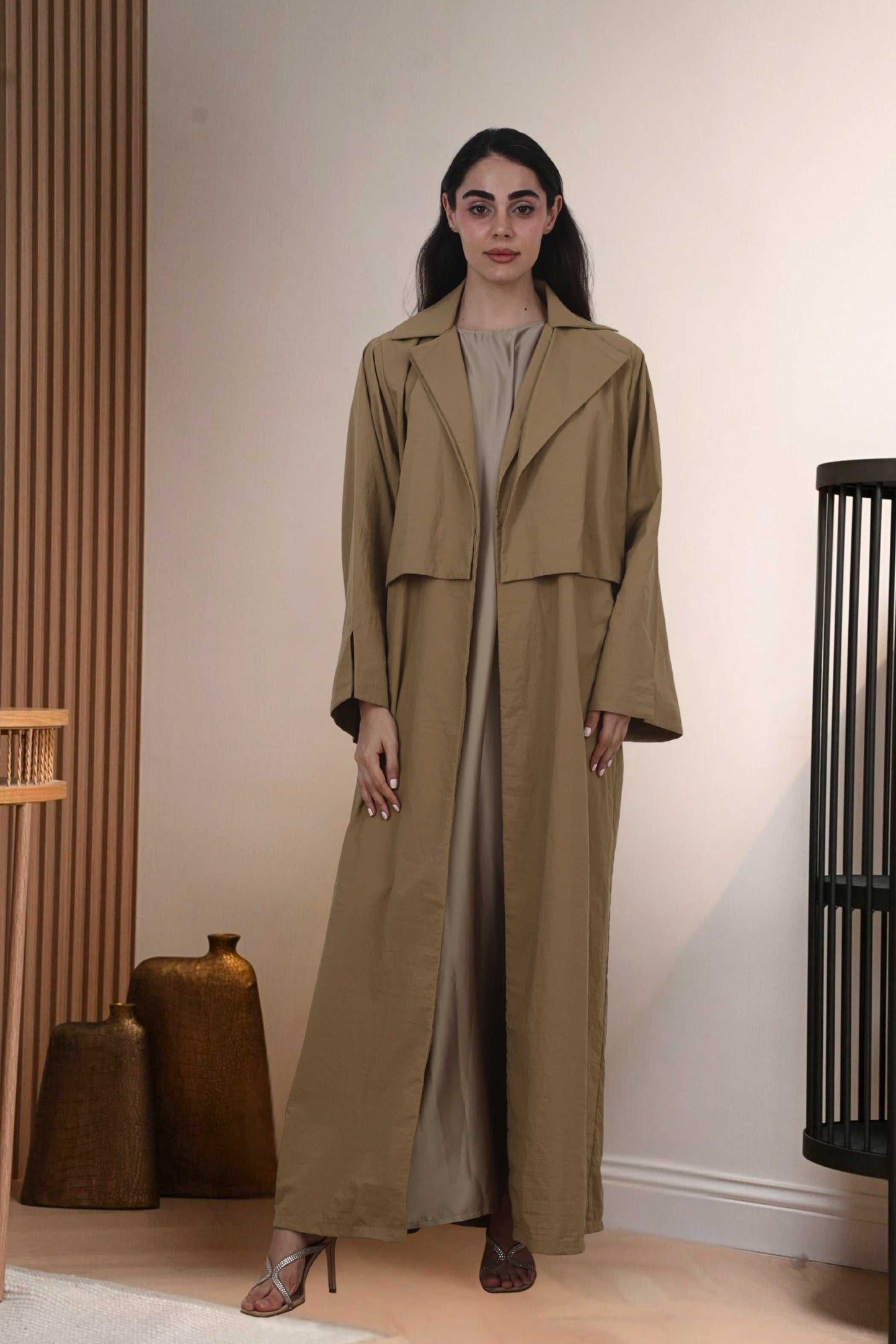 Trench Coat in Beige