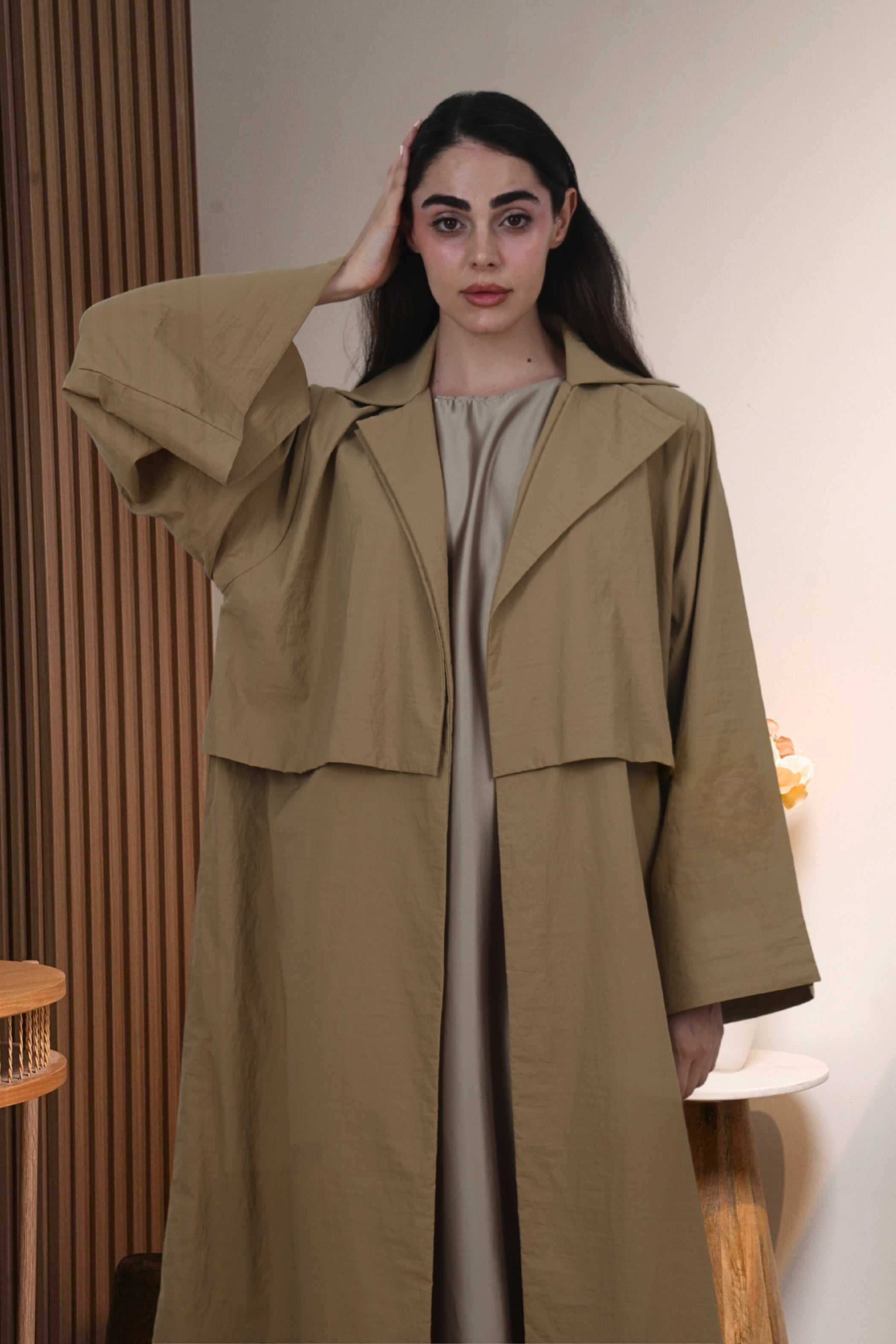 Trench Coat in Beige